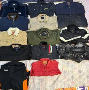 Mix branded jackets 14 piece