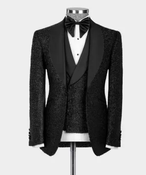 Black Triple Classic Tuxedo