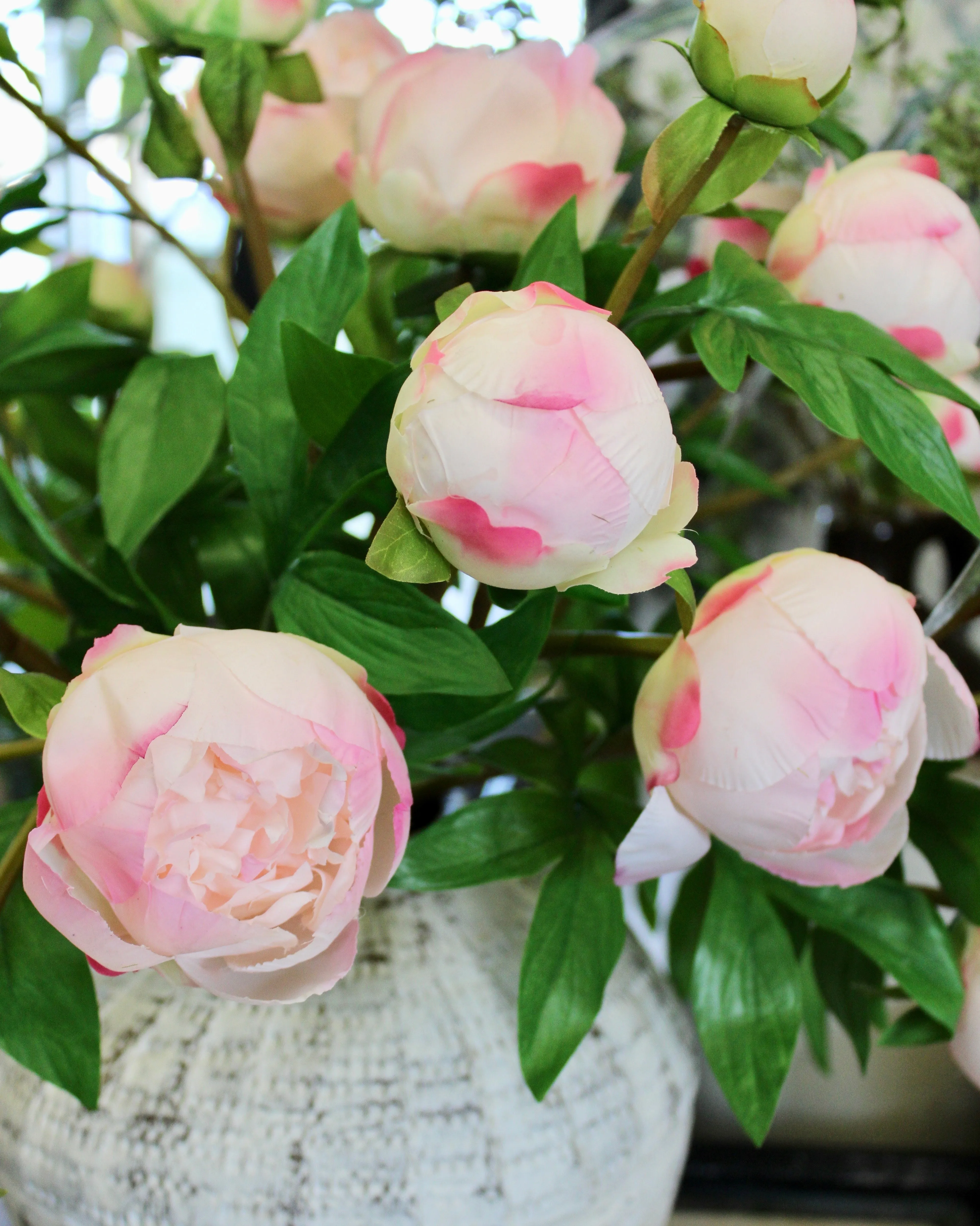 Blush Peony Bud Spray