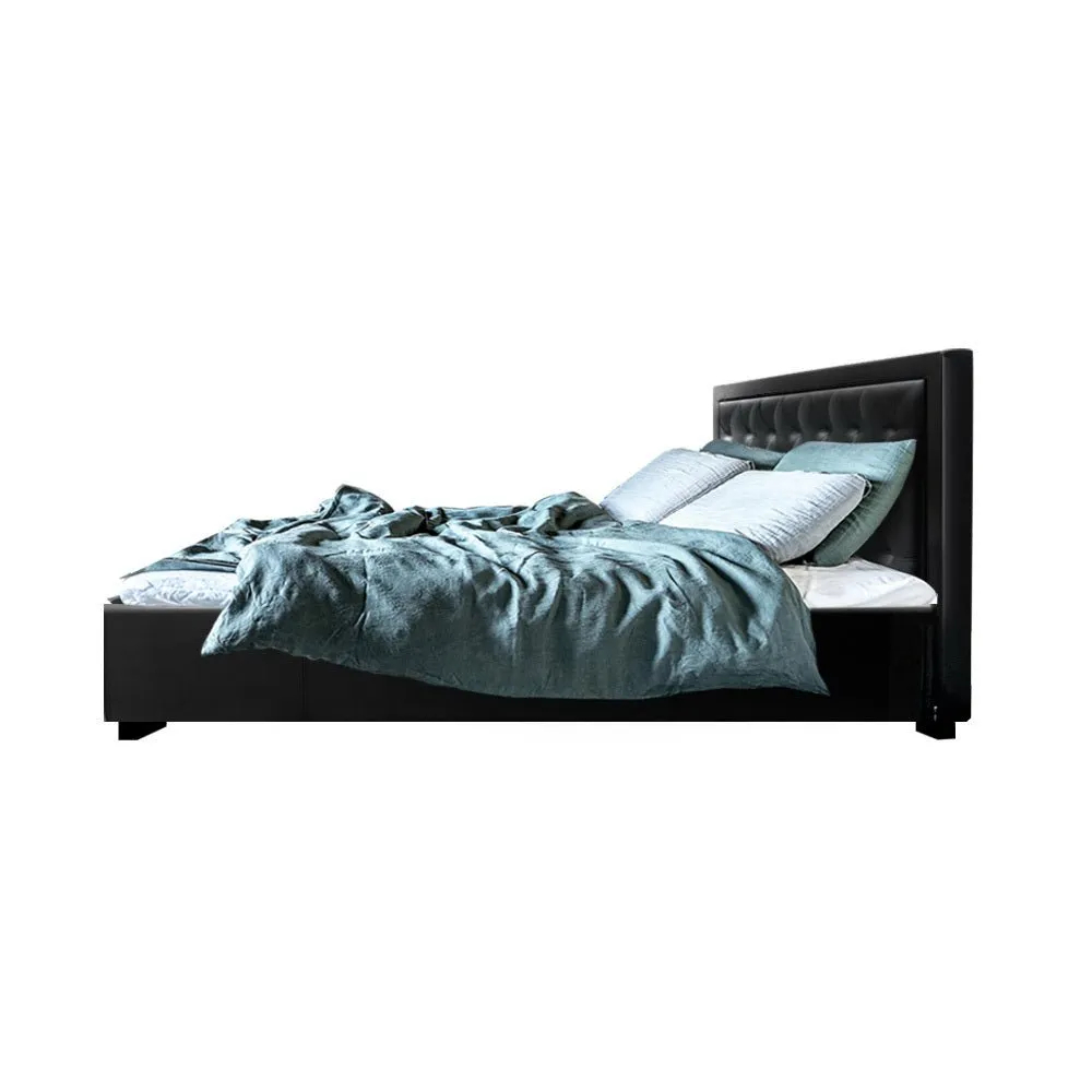 Bronte Storage Double Bed Frame Black