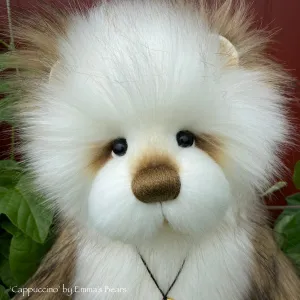 Cappuccino - 13" faux fur Artist Bear by Emma's Bears - OOAK