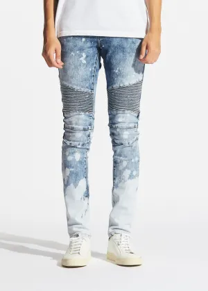 Crux Biker Denim (Bleached Blue)