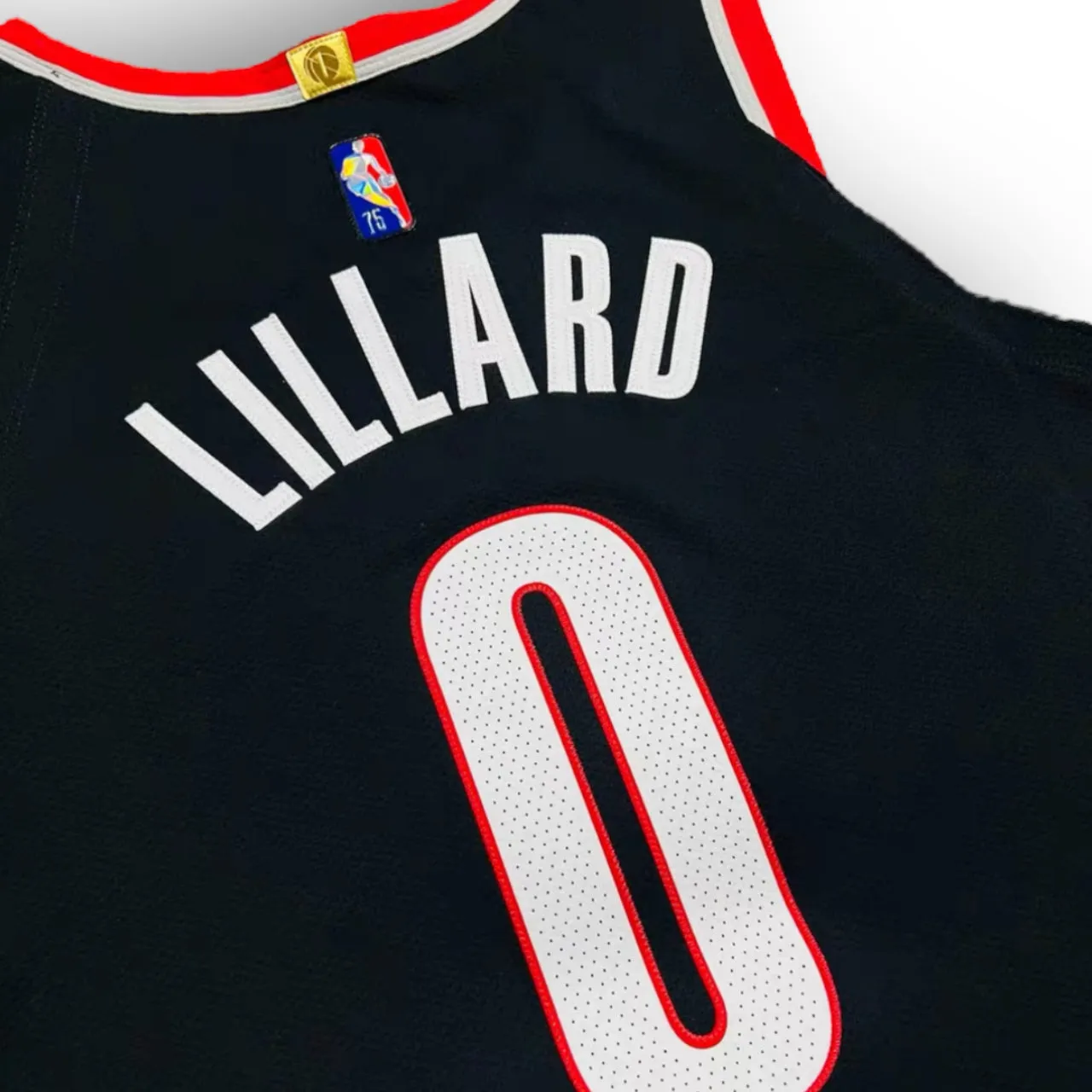 Damian Lillard Portland Trail Blazers 2021-2022 NBA 75th Anniversary Icon Edition Nike Authentic Jersey - Black