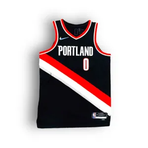 Damian Lillard Portland Trail Blazers 2021-2022 NBA 75th Anniversary Icon Edition Nike Authentic Jersey - Black