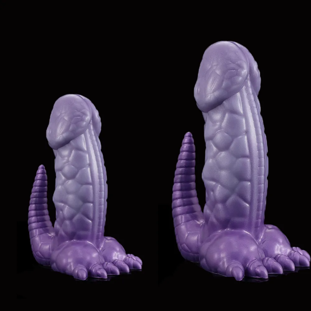 Dino - 8.46 Inch Monster Dildo - Fantasy Dildo - Dragon Dildo - 2 Sizes