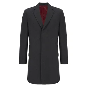 Douglas Dark Grey Bremner Tailored Overcoat<>