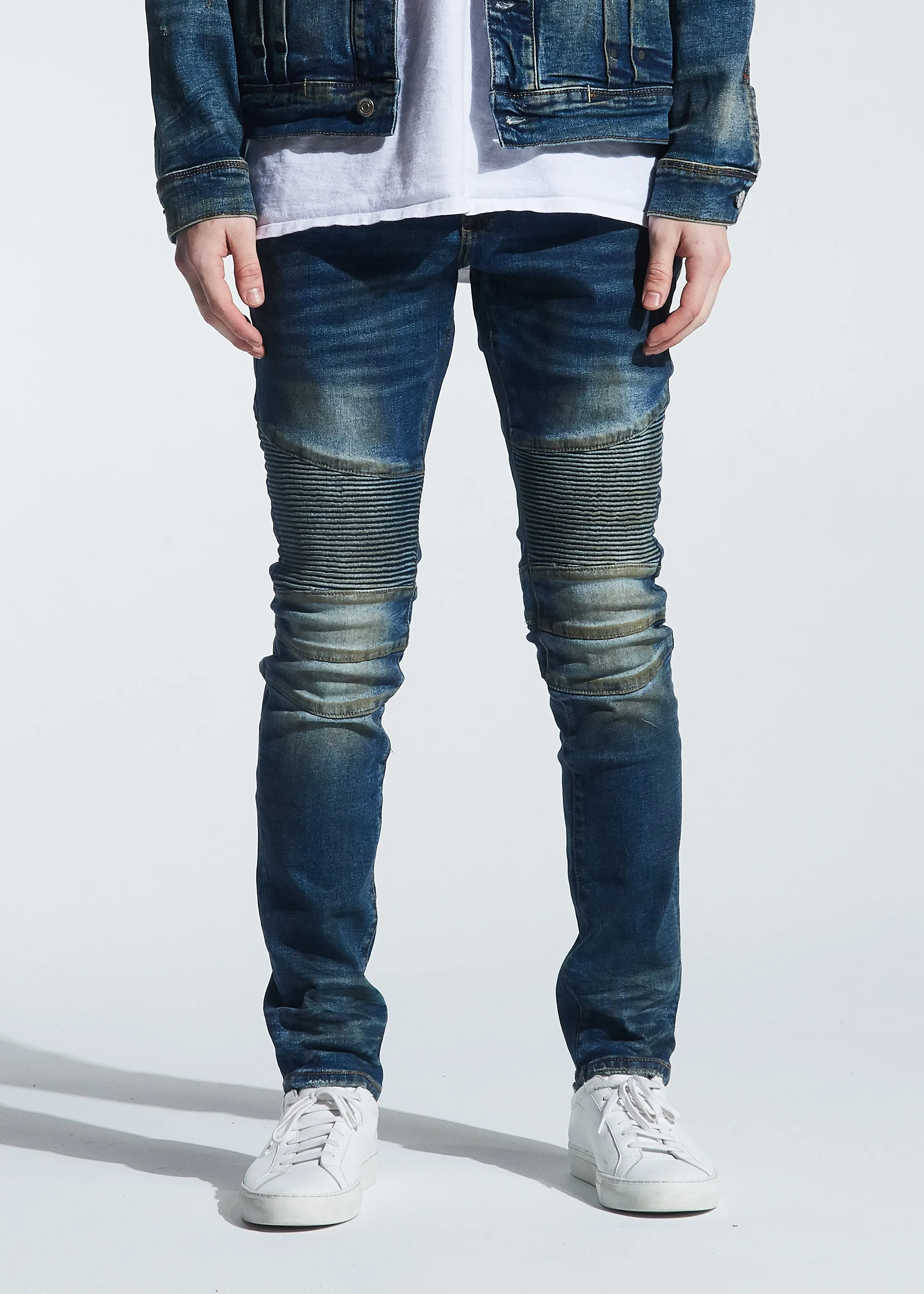 Garland Biker Denim (Dirty Indigo Wash)