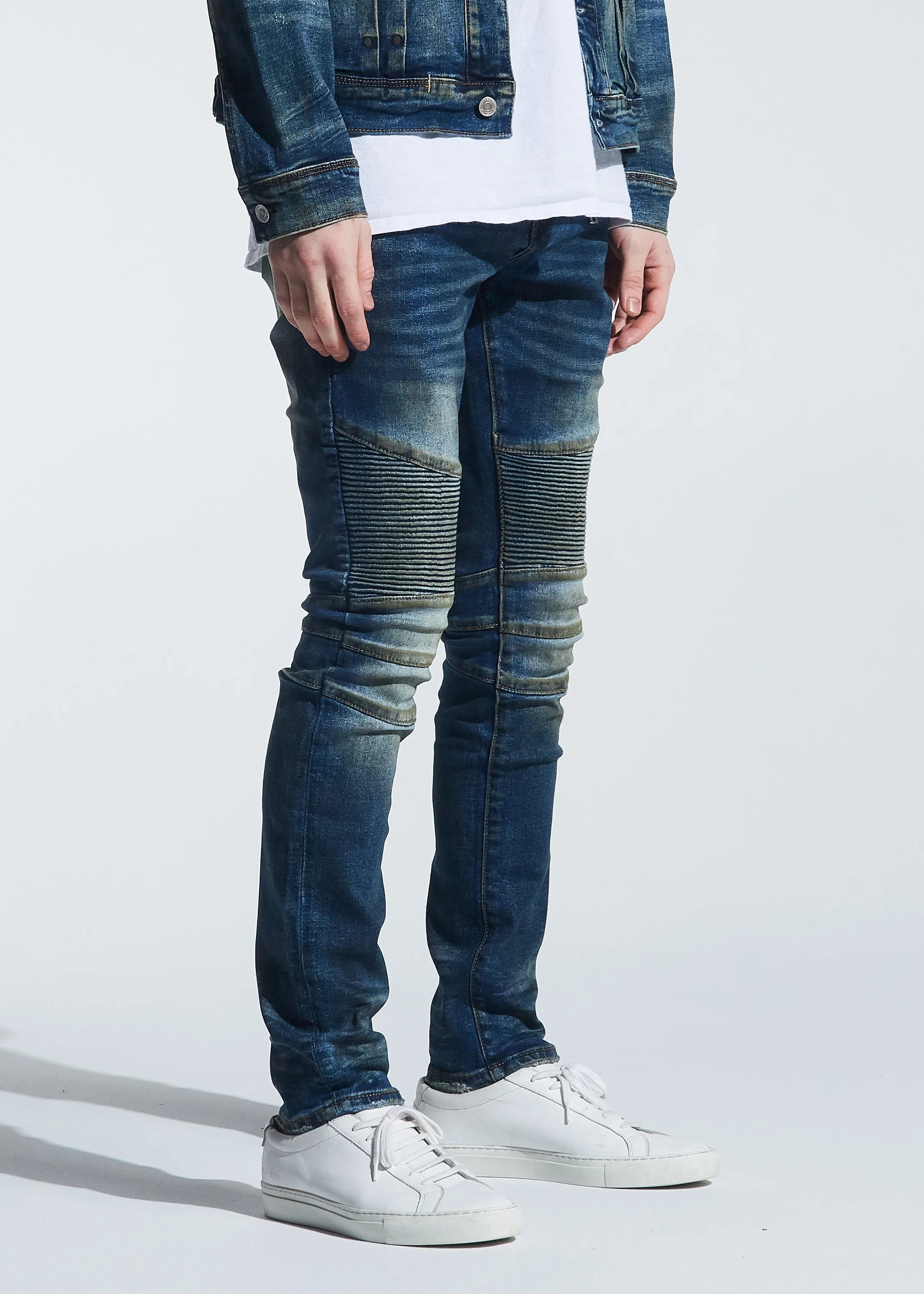 Garland Biker Denim (Dirty Indigo Wash)