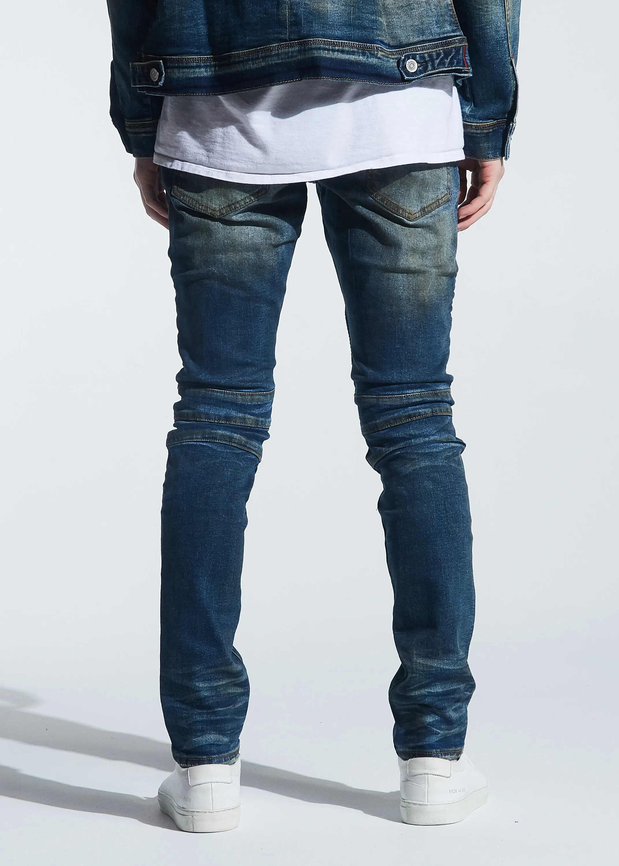 Garland Biker Denim (Dirty Indigo Wash)