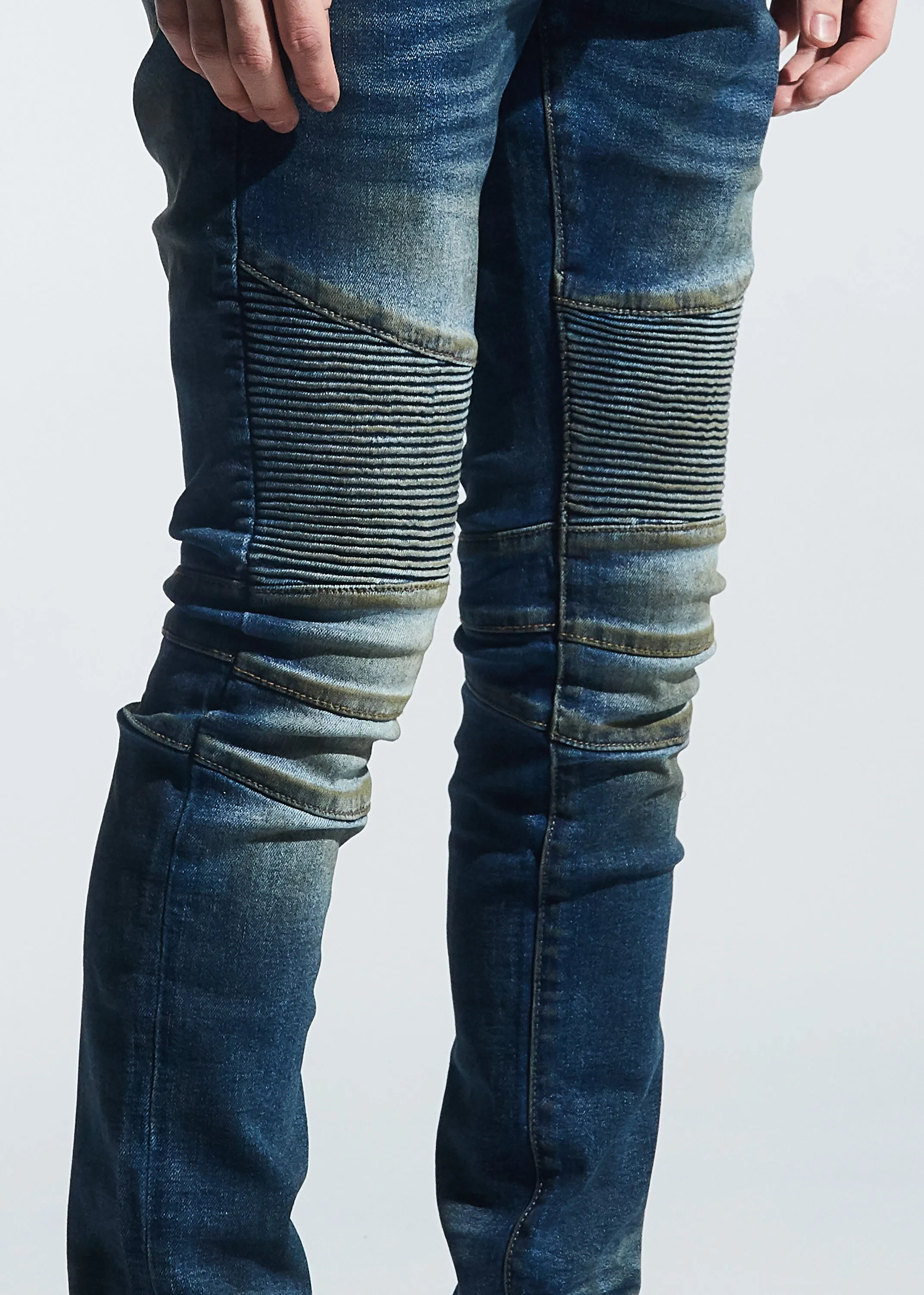 Garland Biker Denim (Dirty Indigo Wash)