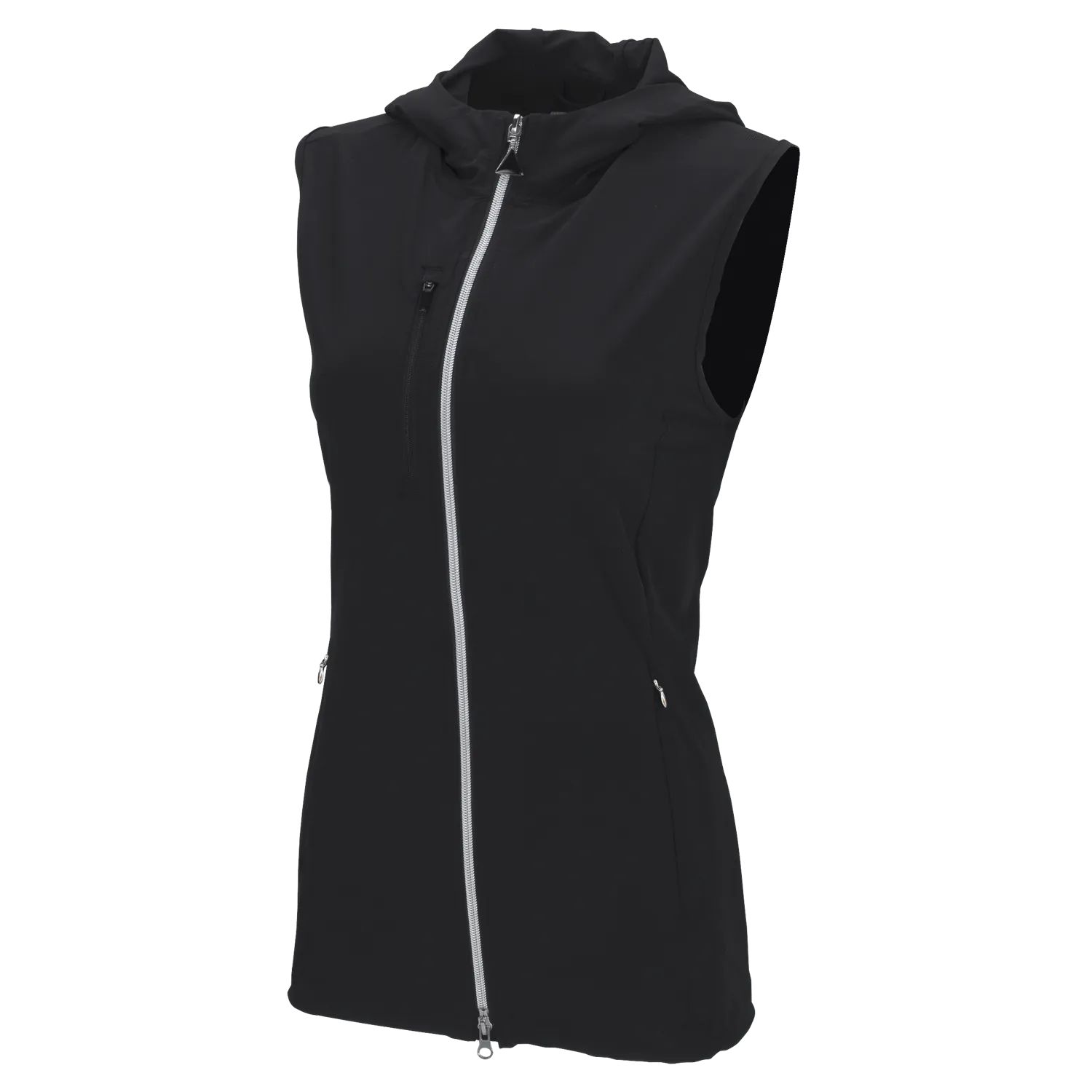 Greg Norman - Women's Windbreaker Full-Zip Hooded Vest