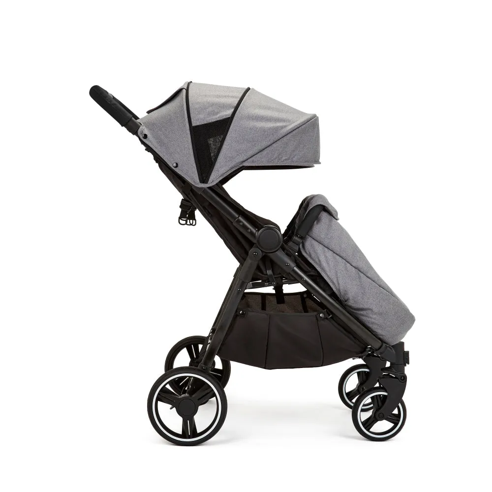 Ickle Bubba Venus Prime Double Stroller Grey