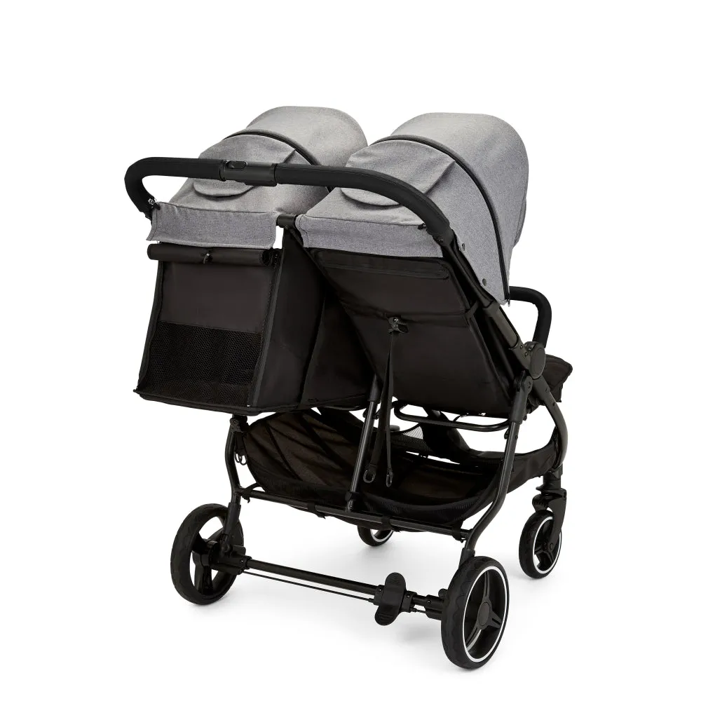 Ickle Bubba Venus Prime Double Stroller Grey