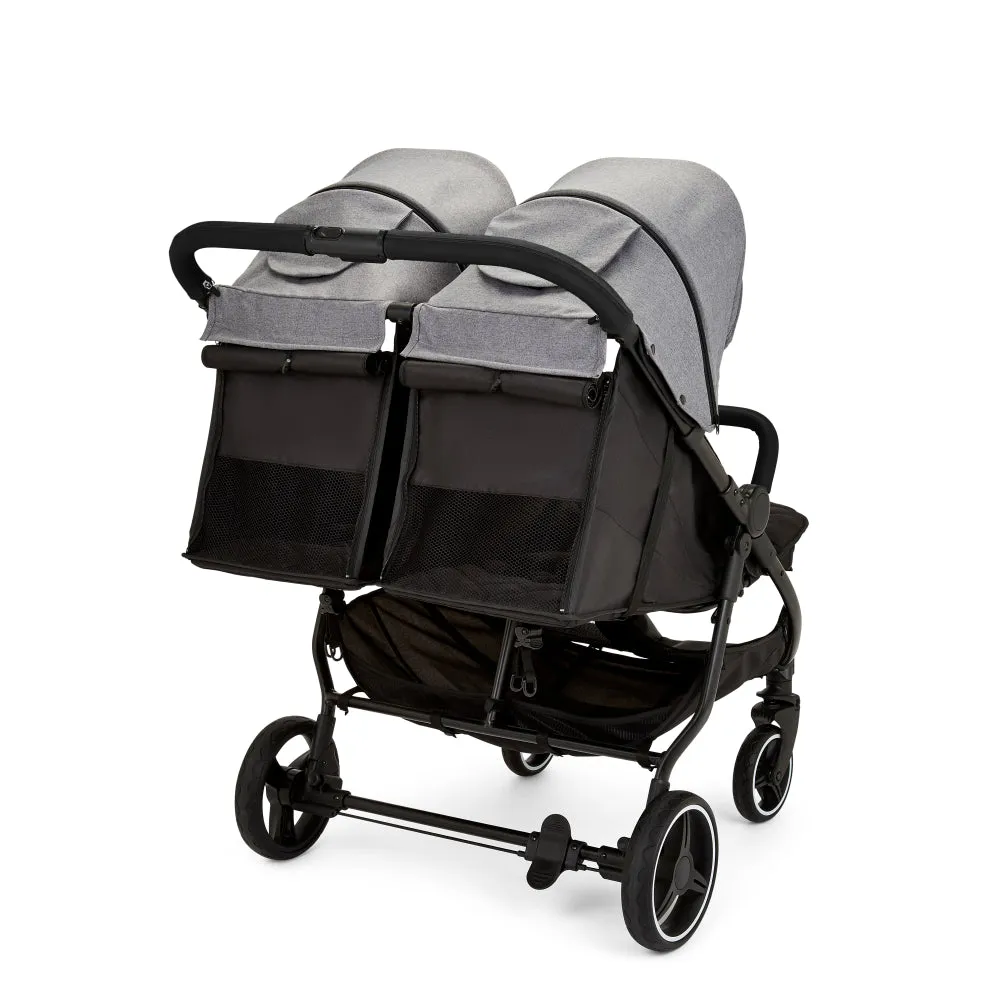 Ickle Bubba Venus Prime Double Stroller Grey