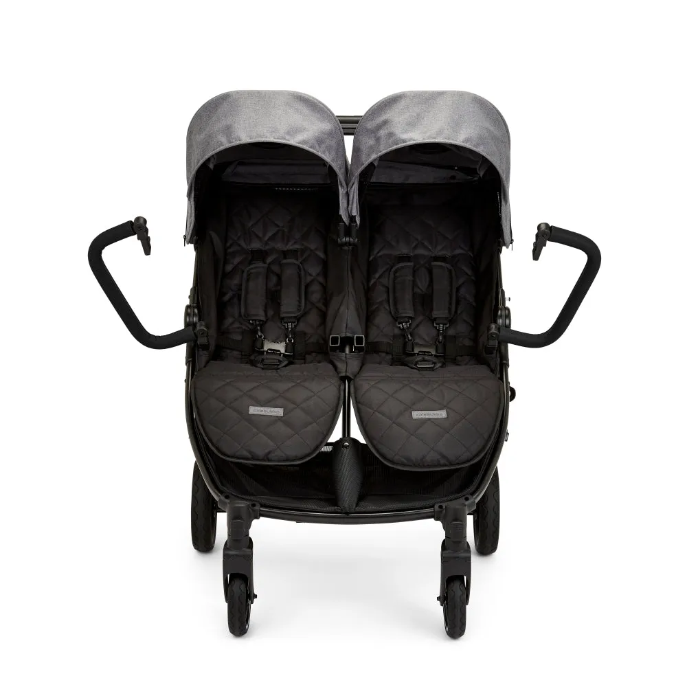 Ickle Bubba Venus Prime Double Stroller Grey