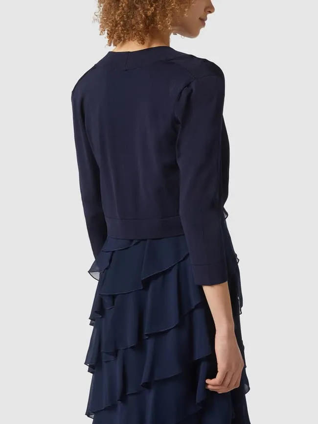 Jake*s Cocktail shawl collar bolero, navy