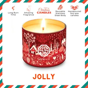 Jolly - Stainless Steel Single Wick Candle