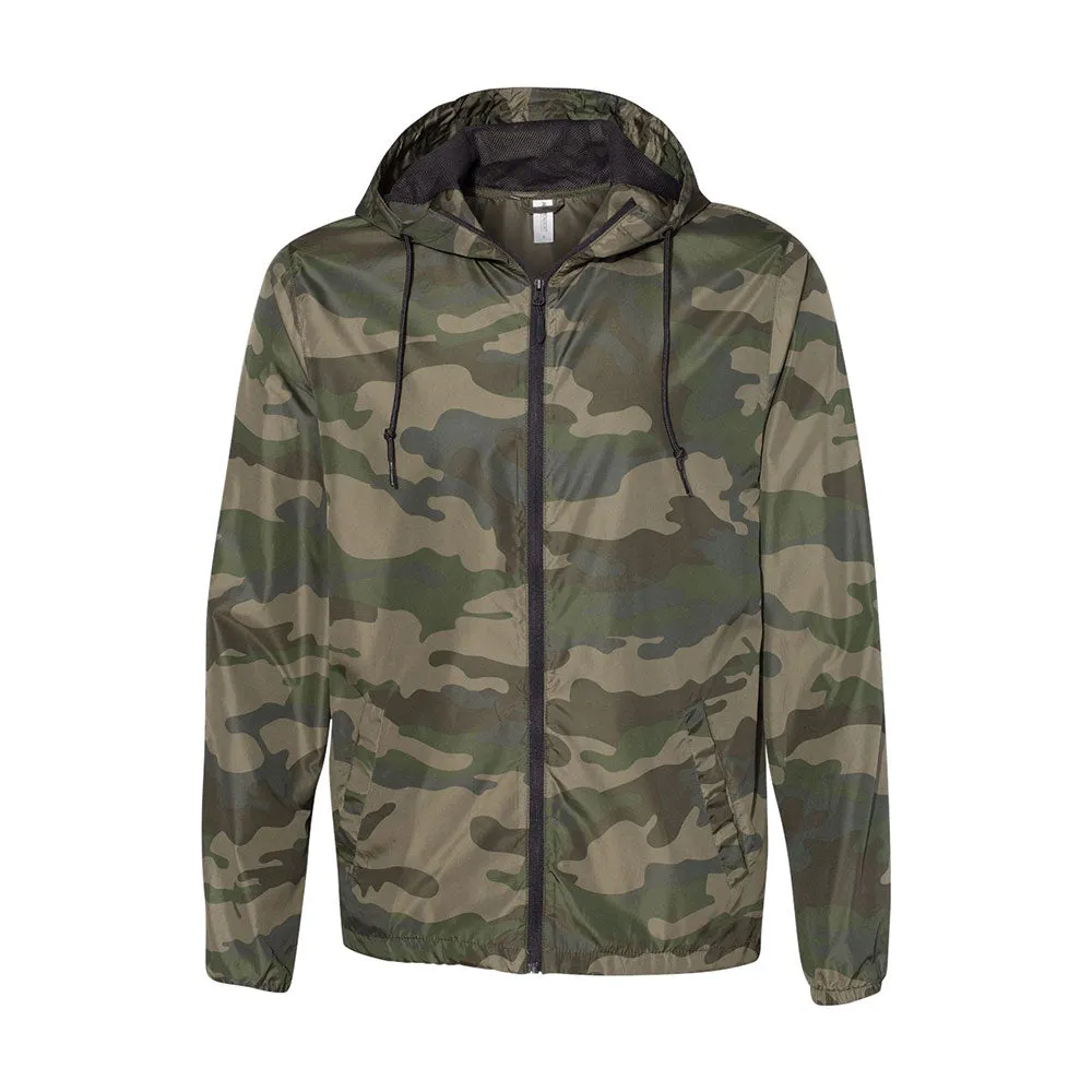 Monogram Camo Full Zip Windbreaker