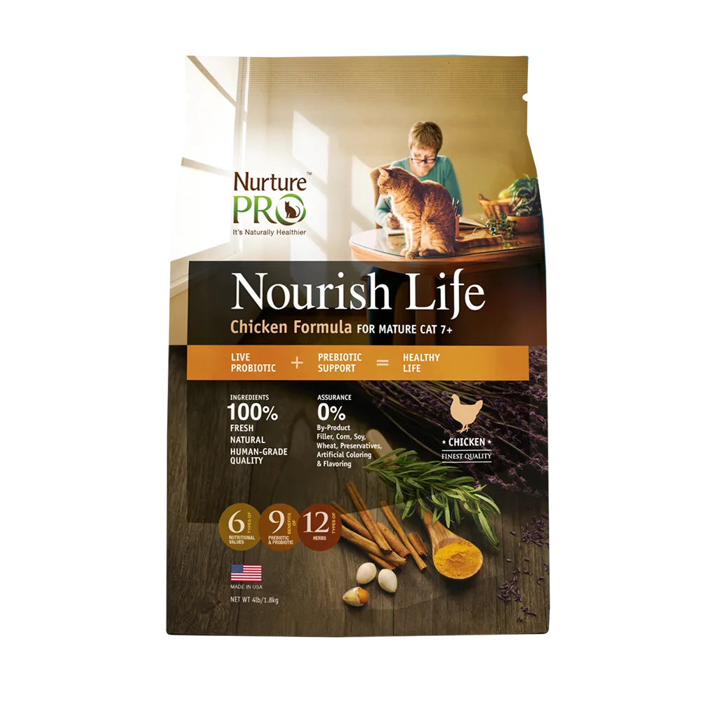 Nurture Pro Nourish Life - Cat Mature 7  Chicken Formula 300g