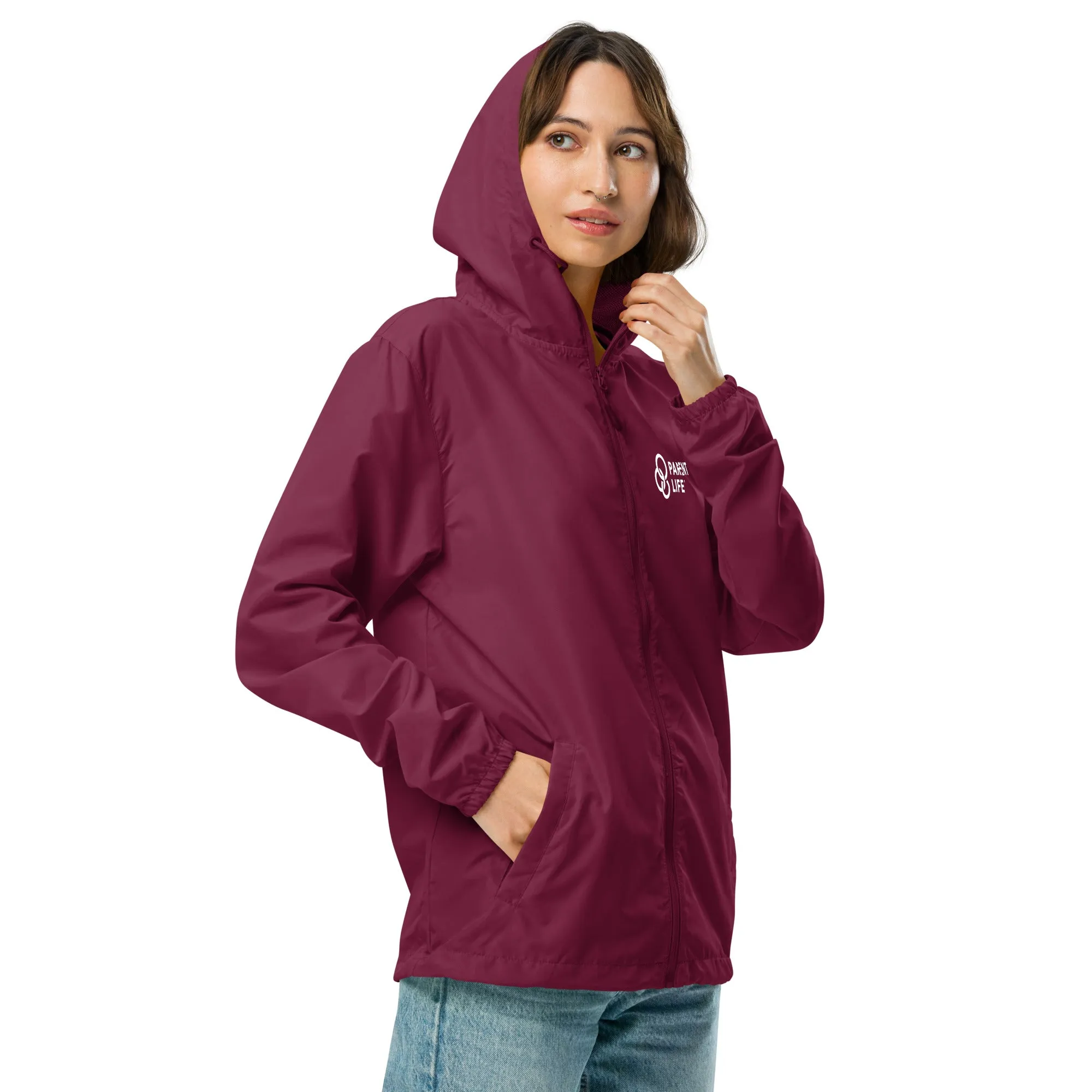 Parent Life Unisex Lightweight Zip Up Windbreaker