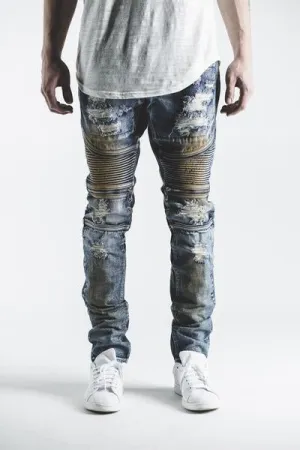 Pete Biker Denim (Blue Vintage)