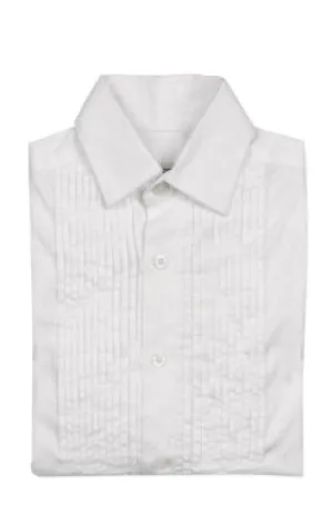 Plaza White Tuxedo Shirt