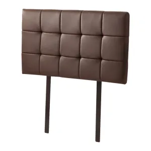 Single Size | Deluxe Headboard Bedhead (Brown)