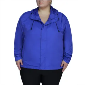 Women’s Plus Size Packable 1X-6X Windbreaker Rain Jacket